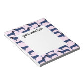 Personalisierte Dackel Dog Notepad Notizblock (angewinkelt)