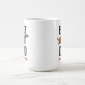 Personalisierte Dackel Hotdog Vater Benutzerdefini Kaffeetasse (Mittel)