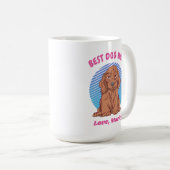 Personalisierte Dackel Welpen Hund Mama Individuel Kaffeetasse (VorderseiteRechts)