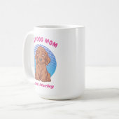 Personalisierte Dackel Welpen Hund Mama Individuel Kaffeetasse (Vorderseite Links)