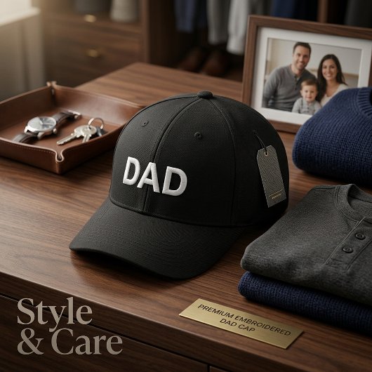 Personalisierte DAD bestickte Baseballkappe Klassi