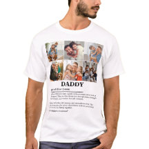Personalisierte Daddy-Definition 6 Foto-Collage