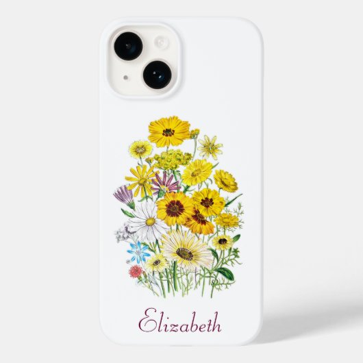 Personalisierte Daisies Case-Mate iPhone Hülle (Rückseite)
