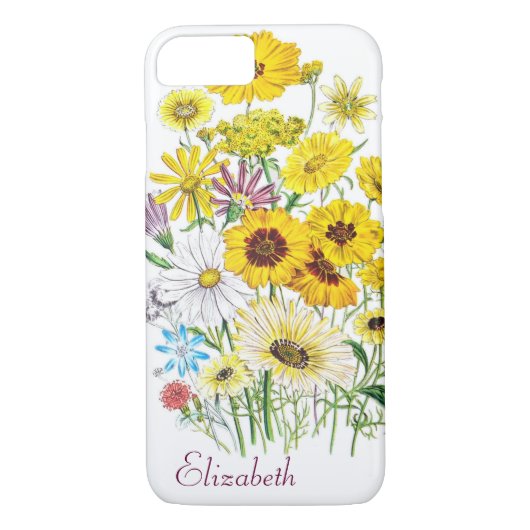 Personalisierte Daisies Case-Mate iPhone Hülle (Rückseite)