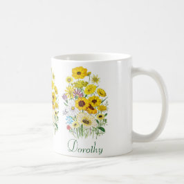 Personalisierte Daisies Kaffeetasse