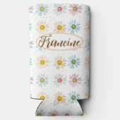 Personalisierte Daisy Can Cooler Selters Dosenkühler (Rückseite)