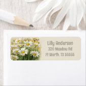 Personalisierte Daisy-Rücksendeadressen-Aufkleber (Insitu)