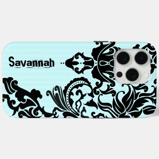 Personalisierte Damask iPhone Abdeckung Wählen Sie Case-Mate iPhone Hülle (Rückseite (Horizontal))