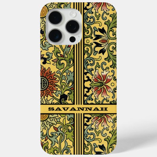 Personalisierte Damask iPhone Cover - Wählen Sie F (Rückseite)