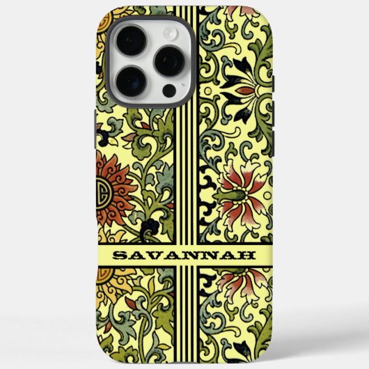 Personalisierte Damask iPhone Cover - Wählen Sie F (Rückseite)