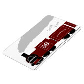 Personalisierte Dampfbahn Magnet (Linke Seite)