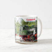 Personalisierte Dampflokomotive Kaffeetasse (VorderseiteRechts)