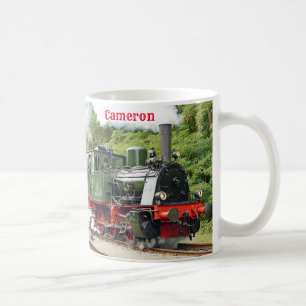 Personalisierte Dampflokomotive Kaffeetasse