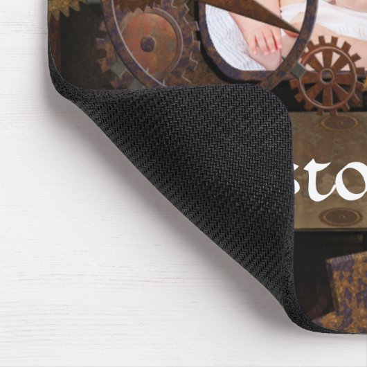 Personalisierte Dampfmaschine Mousepad (Ecke)