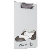 Personalisierte Dance Teacher Gift Stach Oxford Sh Klemmbrett (Rechts)