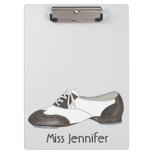 Personalisierte Dance Teacher Gift Stach Oxford Sh Klemmbrett (Vorderseite)