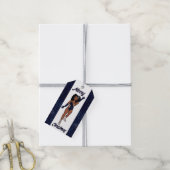 Personalisierte Dancer-Geschenk Tag Indigo A Geschenkanhänger (Mit Garn)