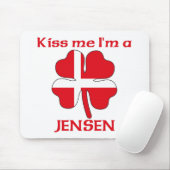 Personalisierte dänische küssen mich, den ich mousepad (Mit Mouse)