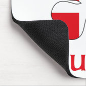 Personalisierte dänische küssen mich, den ich mousepad (Ecke)