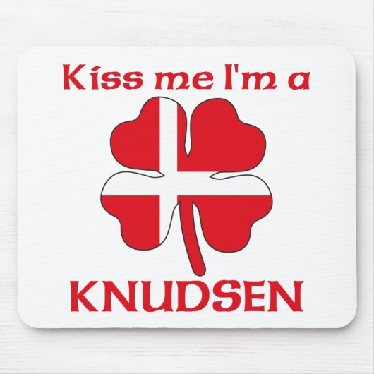 Personalisierte dänische küssen mich, den ich mousepad (Vorne)