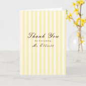 Personalisierte Dankeschön-Lehrerkarte Buttercup Karte (Gelbe Blume)