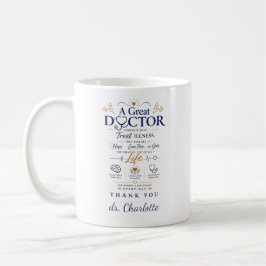 Personalisierte Dankesgeschenke für Ärzte Kaffeetasse