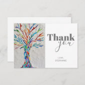 Personalisierte Dankeskarte (Vorne/Hinten)