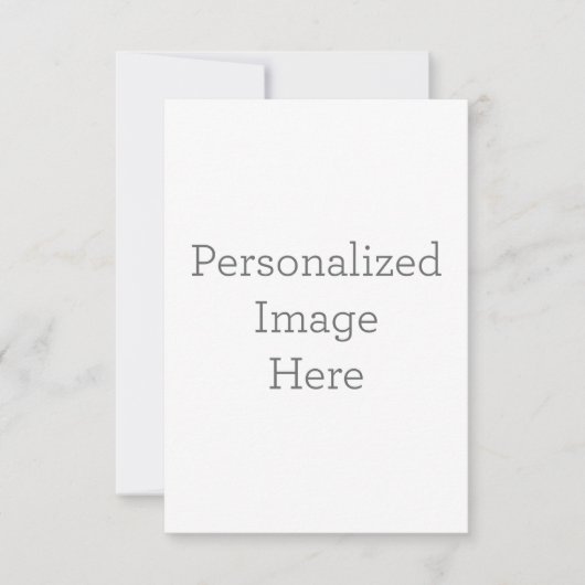 8.89 cm x 12.7 cm Flache Dankeskarte (Vorderseite)