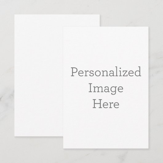 8.89 cm x 12.7 cm Flache Dankeskarte (Vorne/Hinten)