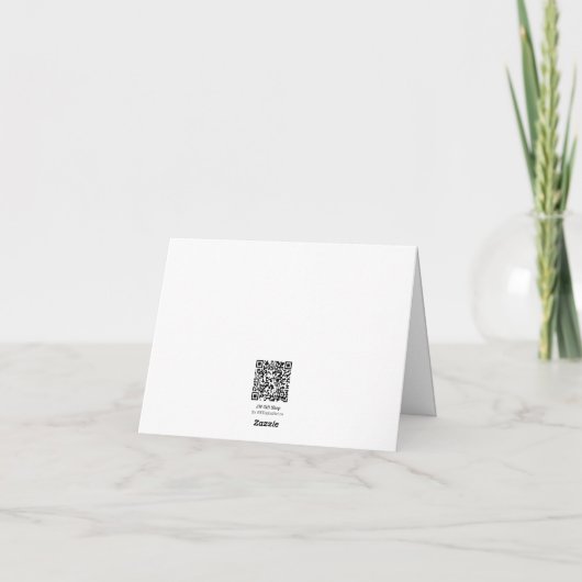 Personalisierte Dankeskarte (Rückseite)