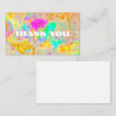 Personalisierte Danksagkarte Visitenkarte (Vorne/Hinten)