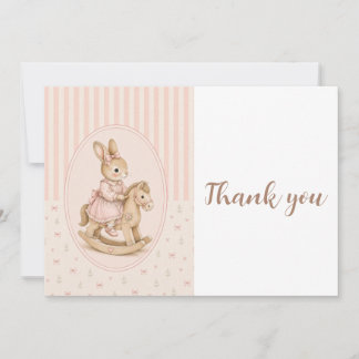 Personalisierte Danksagungskarte zur Babyparty Einladung