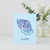 Personalisierte Darstellung der Regenbogenozeansee Postkarte (Stehend Vorderseite)