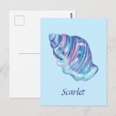 Personalisierte Darstellung der Regenbogenozeansee Postkarte (Vorne/Hinten)