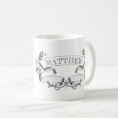 Personalisierte Darstellung des rustikalen Hirsche Kaffeetasse (VorderseiteRechts)