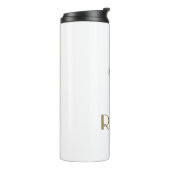 Personalisierte Darts/Monogramm Thermosbecher (Nach links gedreht)