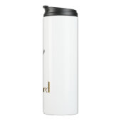 Personalisierte Darts/Monogramm Thermosbecher (Nach rechts gedreht)