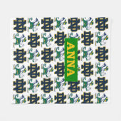 personalisierte Decke der Uni (Vorderseite (Horizontal))