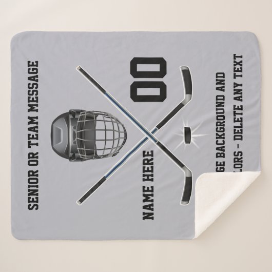 Personalisierte Decken aus Sherpa (Vorderseite (Horizontal))