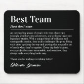 Personalisierte Definition der besten Mannschaft W Mousepad (Vorne)
