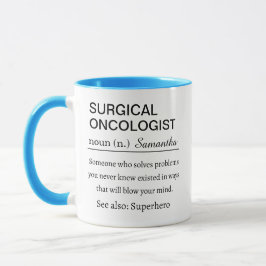Personalisierte Definition des chirurgischen Onkol Tasse