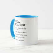 Personalisierte Definition des chirurgischen Onkol Tasse (Vorderseite Links)