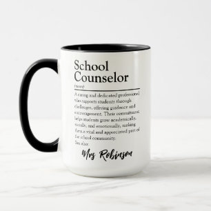 Personalisierte Definition eines Schulberaters Tasse