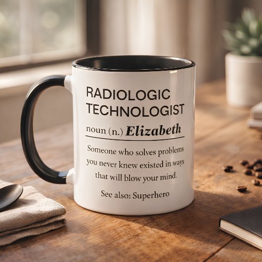 Personalisierte Definition Radiologieassistent Tasse