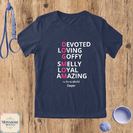 Personalisierte Definition von Dog Mama  Tri-Blend Shirt