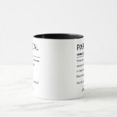 Personalisierte Definition von Rechtsanwaltsfachan Tasse (Zentrum)