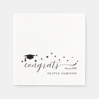 Personalisierte Dekoration der Graduationspartei 2 Serviette