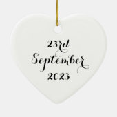 Personalisierte Dekoration der weißen Tauben (Hinten)