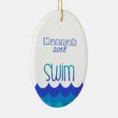 Personalisierte Dekoration für Schwimmer (Rechts)