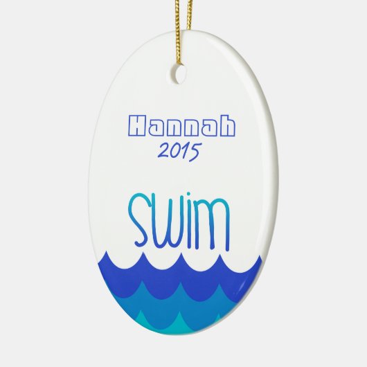 Personalisierte Dekoration für Schwimmer (Links)